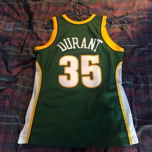 Mitchell and ness swing man throwback Kevin Durant Jersey Seattle SuperSonics